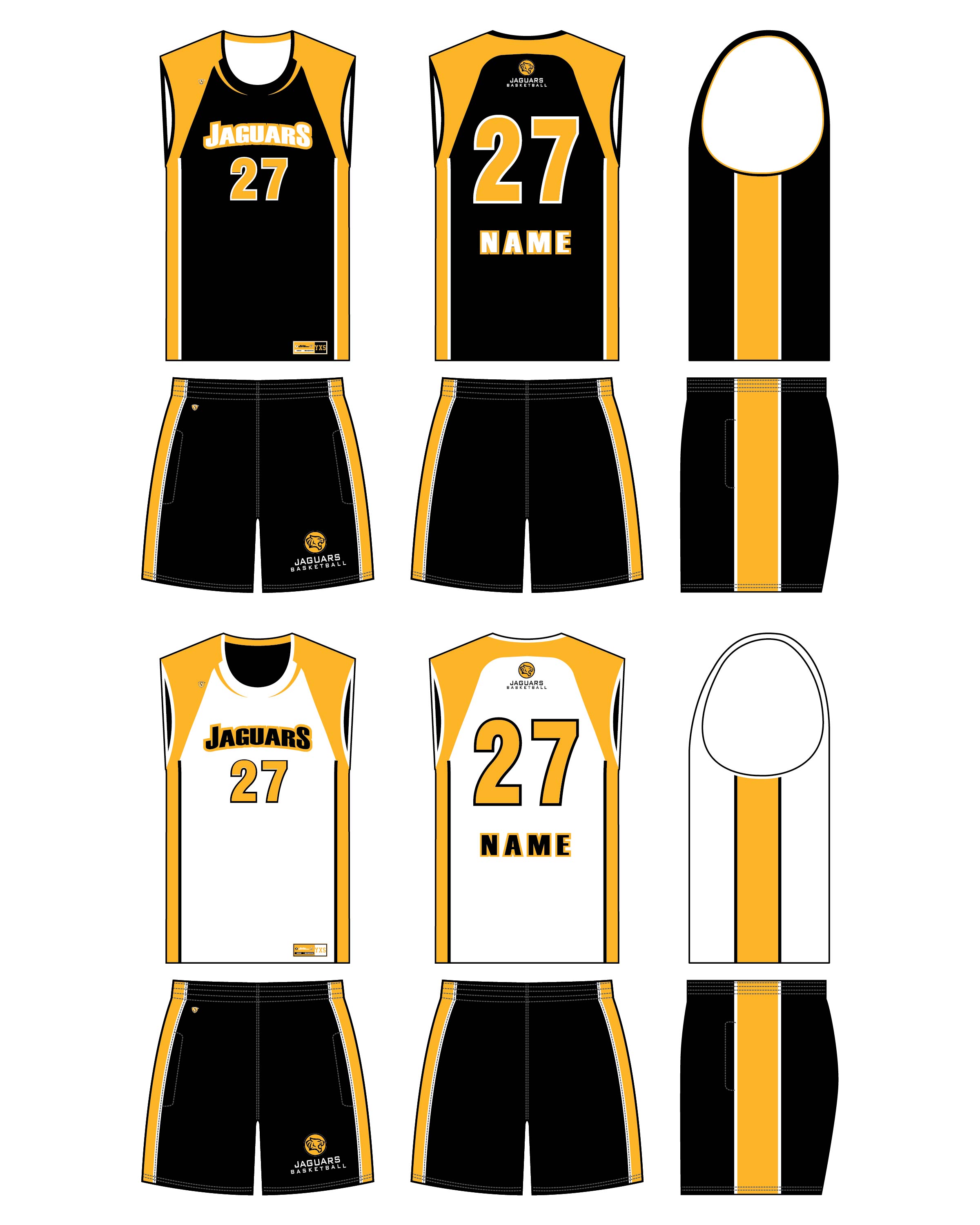 Custom Sublimated Basketball Uniform 