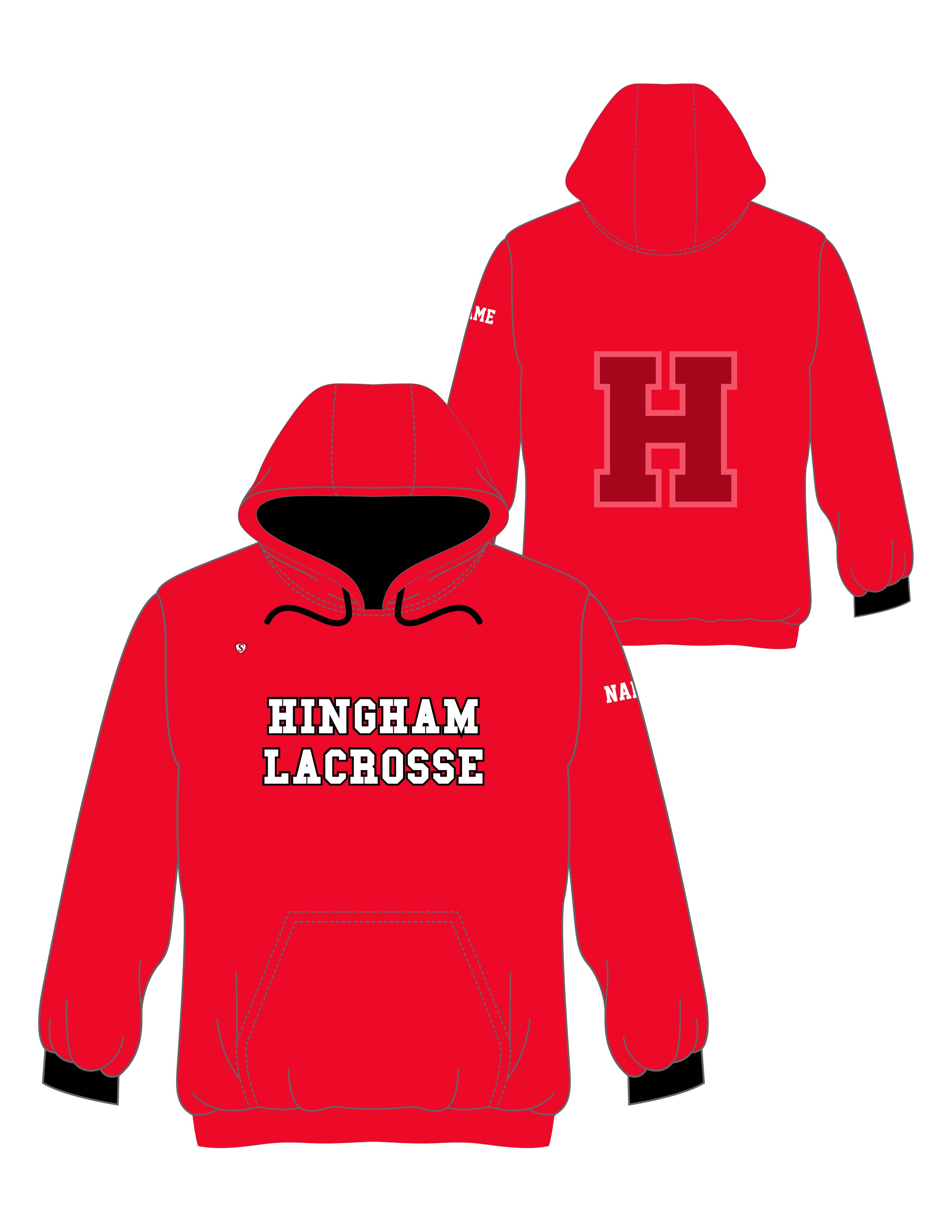 Custom Sublimated Hoodie - Hingham 10
